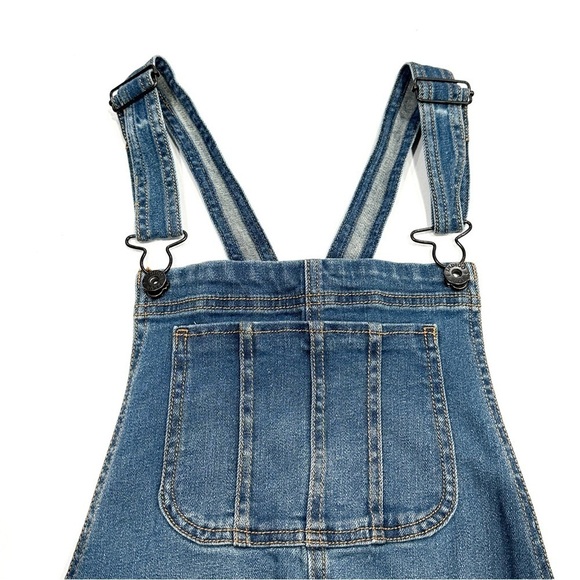 Motherhood Maternity Indigo Blue Stretchy Jean Overalls - Picture 3 of 9